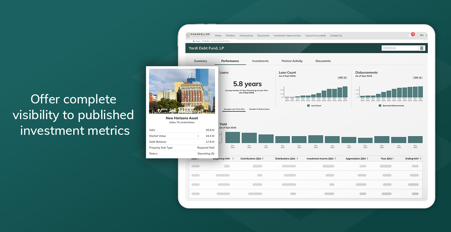 screenshot of Yardi Investment Manager